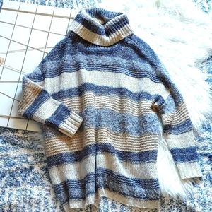 Oversized Striped Sweater by Altar'd State Size M